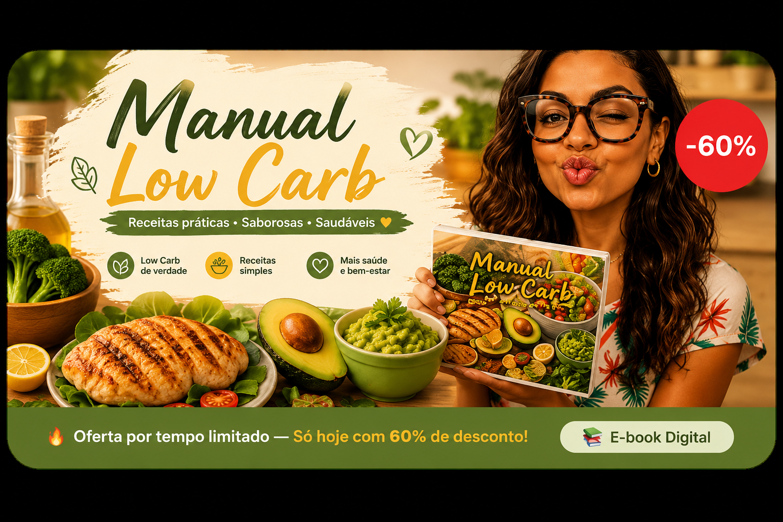 Manual Low Carb - Guia + Grupo WhatsApp